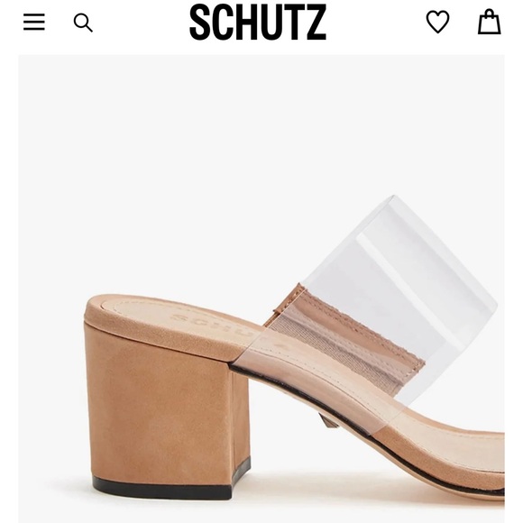 SCHUTZ Tan Mules Sleek Minimalist Design - Picture 6 of 14